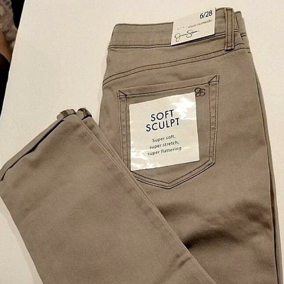 Jessica Simpson Denim - Jessica Simpson Soft sculpt crop Jeans in Grey 6